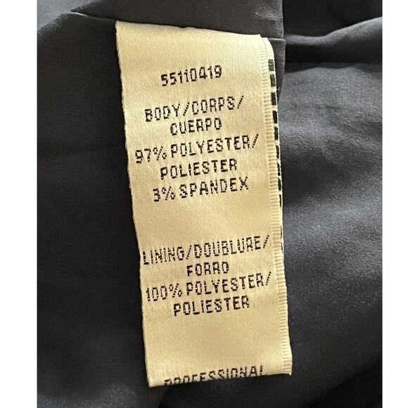 Kay Unger dress Jude Column gown dark midnight size 6 - Picture 8 of 8